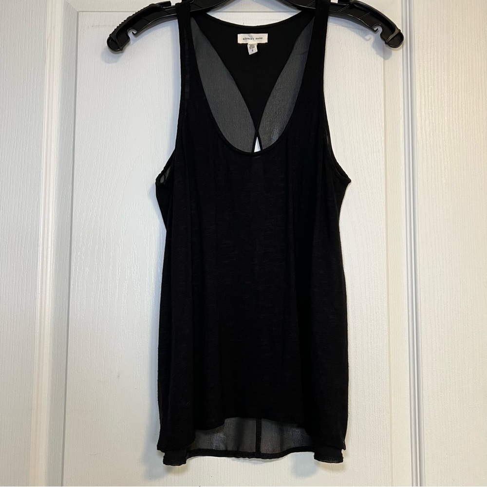 UO Silence and Noise Tank Top with Mesh Back